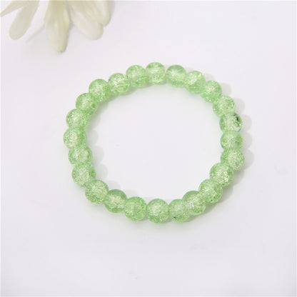 Style Graceful Cute Solid Color Crystal Bracelets