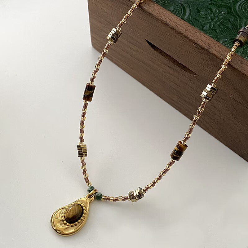 Women's High-grade Sweater Chain Stacked Wear Chinese Pendants