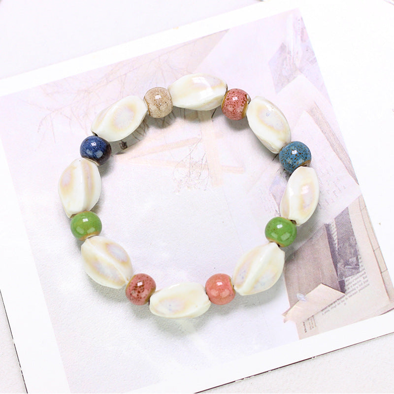 Ornament Ceramic Chinese Beaded Female Niche Bracelets