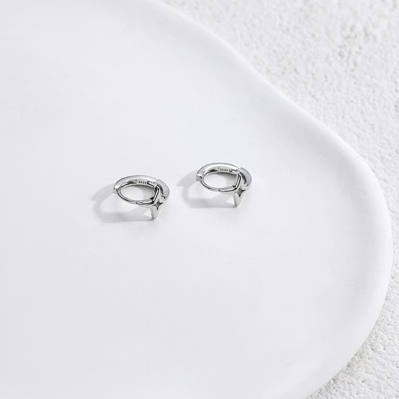 Fashion Sense Round Couple Minority Simple Style Earrings