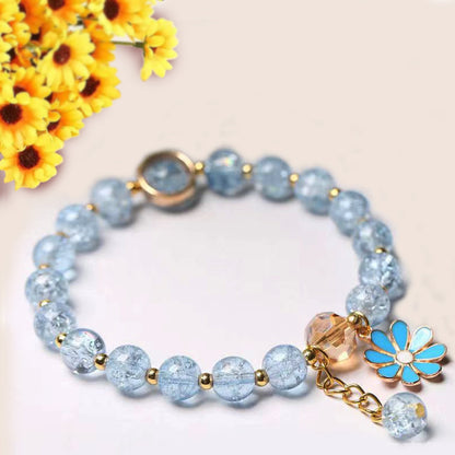 Explosion Flower Crystal Sunflower Female Personality Design Little Bracelets