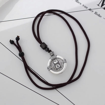 Women's & Men's Mantra Rotating Beads National Style Good Pendants