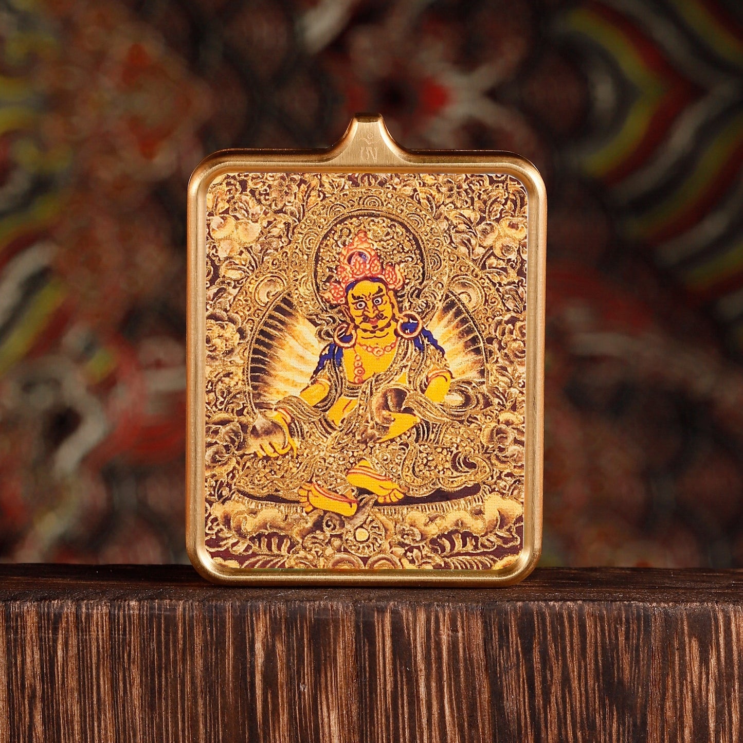 Yellow God Of Wealth Small Niche Pendants