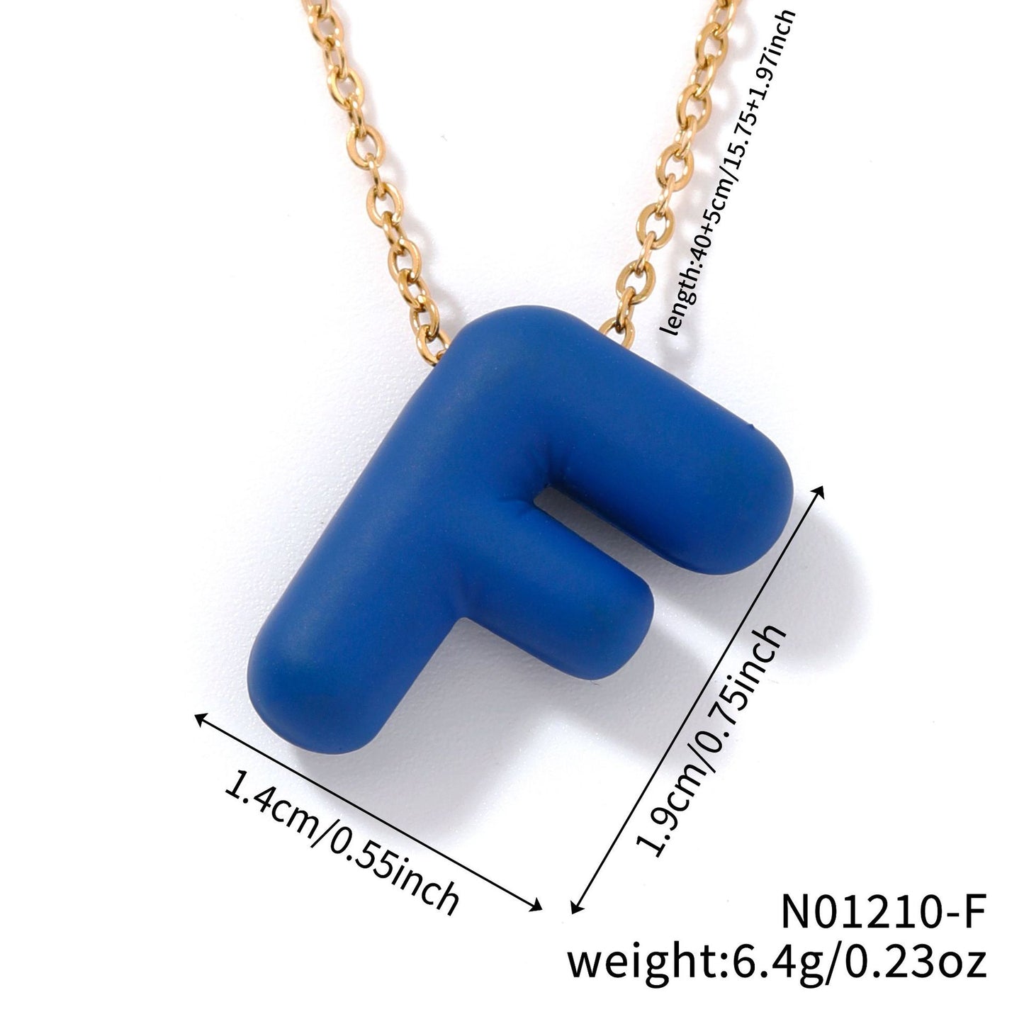 Comfortable Fashionable Personalized Trendy Simple Letter Necklaces