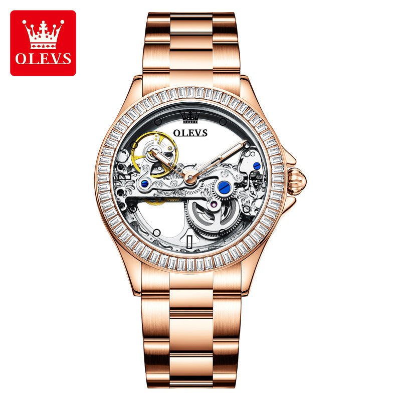 Women's Cool Watch Automatic Elegant Diamond Mechanical Watches