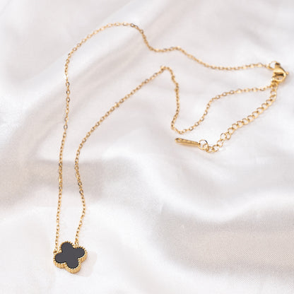 Lucky Four-leaf Gold Simple Temperament Female Necklaces