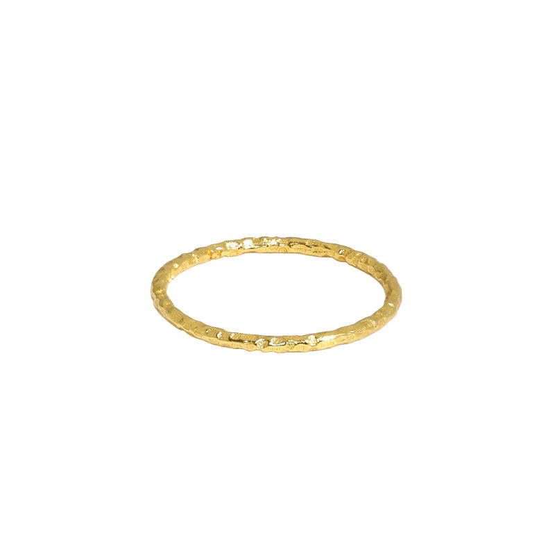 Women's Korean Style Niche Design Gold Sier Rings