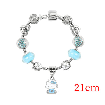 Anime Hello Kitty Clow Beaded Ornament Bracelets