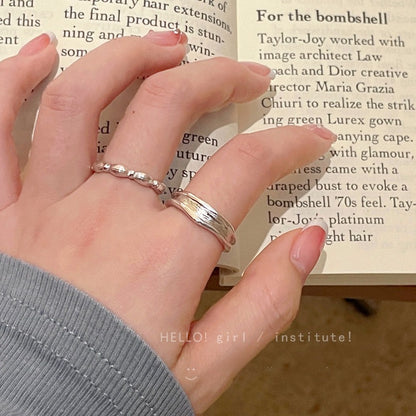 Niche Design Simple Cold Style Advanced Rings
