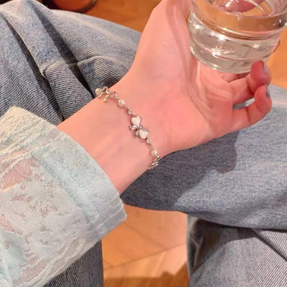 Escape Minimalist Sweet Bow Snake Bones Chain Female Bracelets