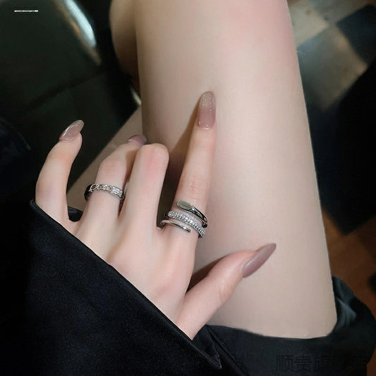Open High Sense Female Fashion Unique Rings