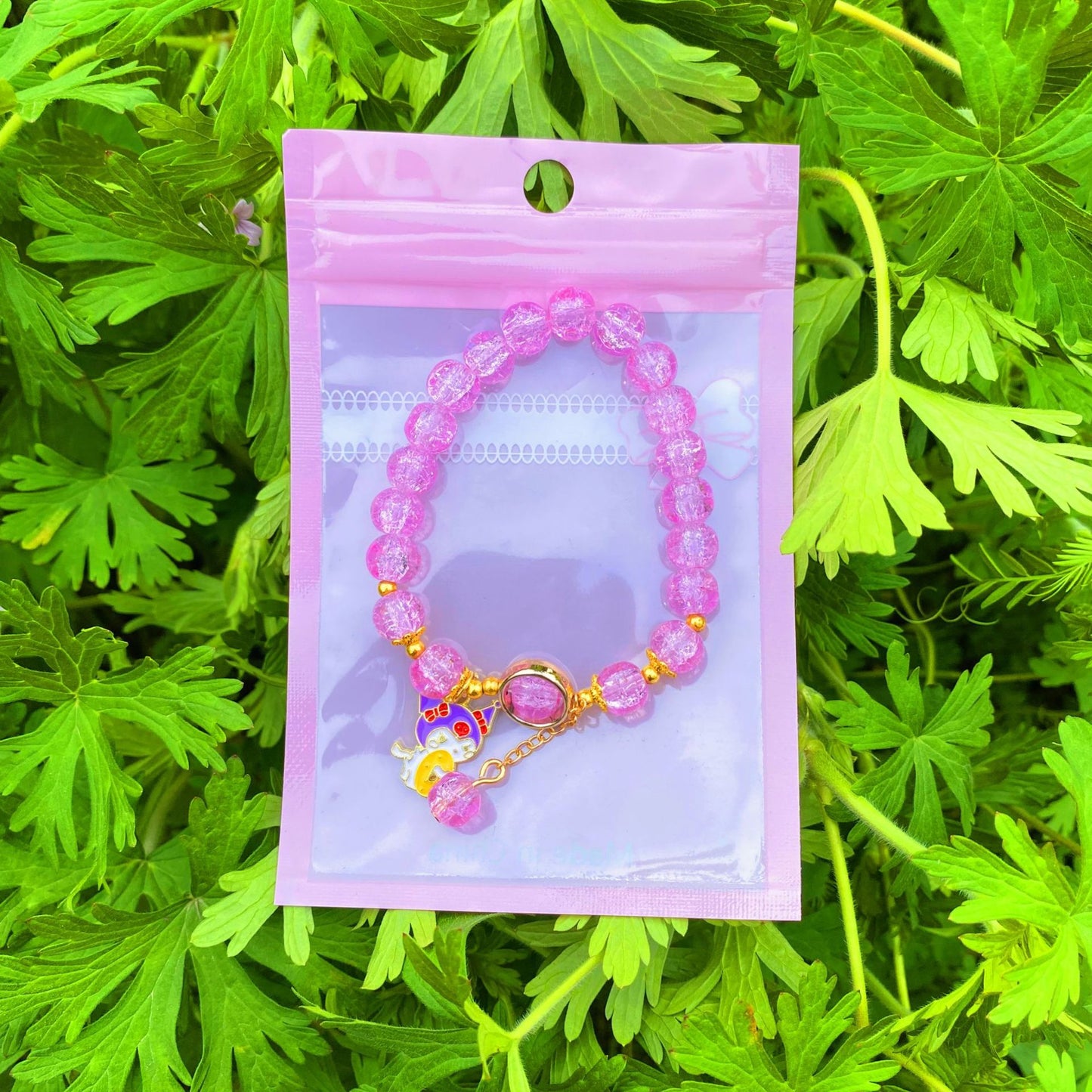 Children's Flower Colored Glaze Beads Cartoon Jewelry Bracelets