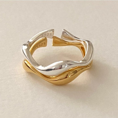 Style Sterling Sier Simple Temperamental Natural Rings