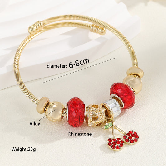 Trend Stainless Steel Female Personality Flower Bracelets