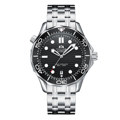 Men's Luminous Steel Strap Gold Watch Mechanical Watches