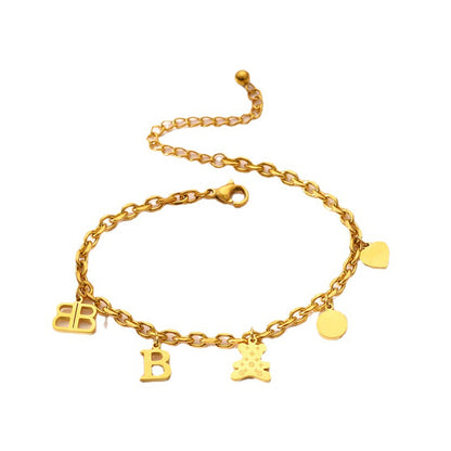 Hip Hop Bear Female Summer Niche Design Bracelets