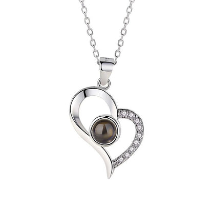Love Language You Deer Projection Female Necklaces