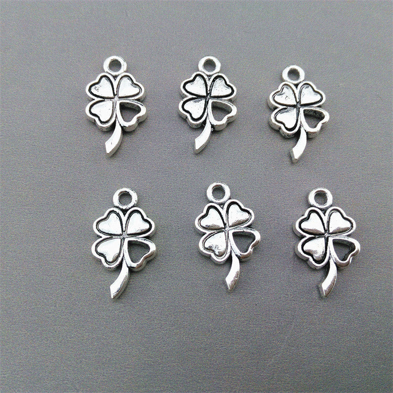 Charm Four-leaf Clover Small Bead String Necklaces