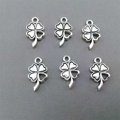 Charm Four-leaf Clover Small Bead String Necklaces