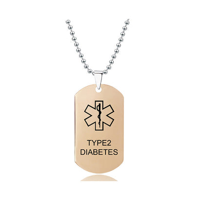 Steel Medical Logo Hot Stainless Star Necklaces