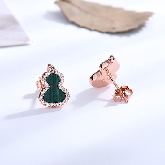 National Fashion Auspicious Kirin Gourd Female Earrings