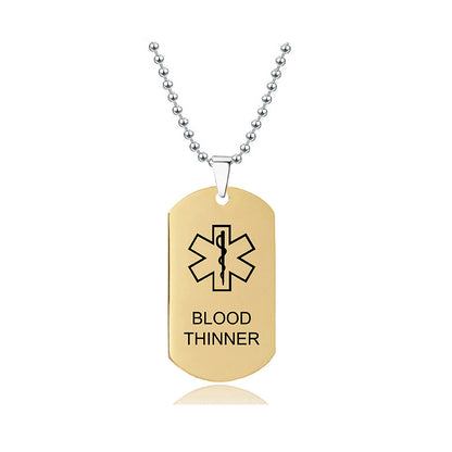 Steel Medical Logo Hot Stainless Star Necklaces
