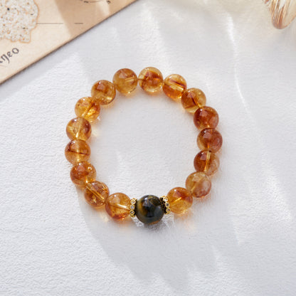 Citrine Yellow Asse Energy Crystal Good Bracelets