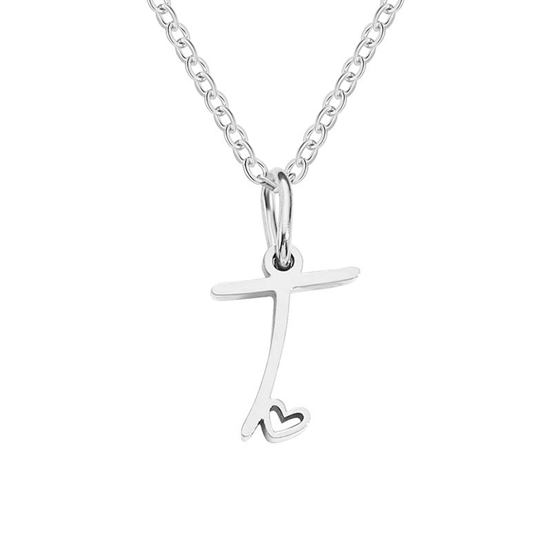 Letter Female Personalized Minority Clavicle Chain Pendants