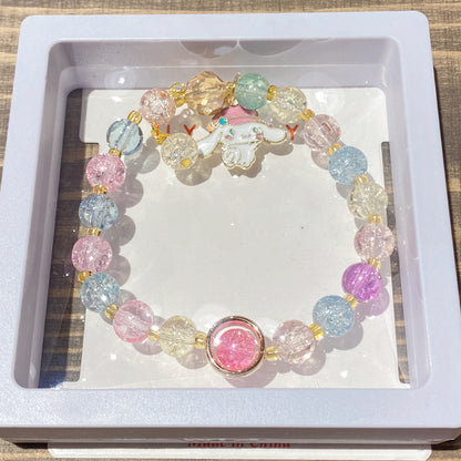 Boxed Beaded Colored Glaze Beads Jewelry Bracelets