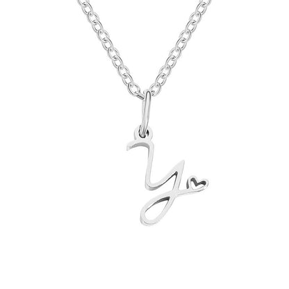 Letter Female Personalized Minority Clavicle Chain Pendants