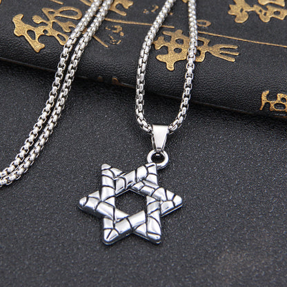 Men's Chain Hip Hop Style Titanium Steel Couple Necklaces