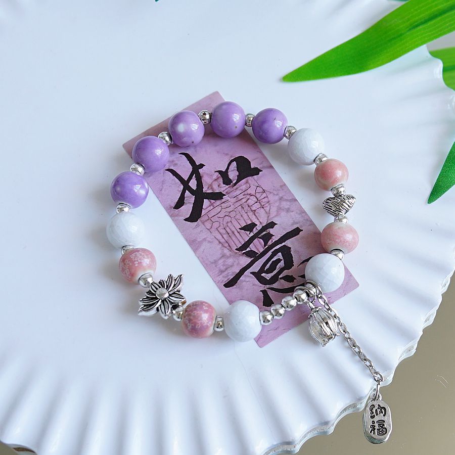 Women's Ceramic Summer High-grade Chinese Style National Bracelets