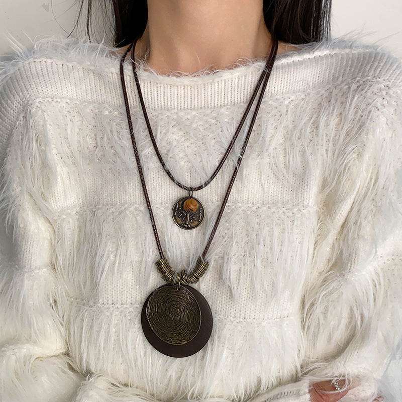 Pearl Tassel Fashion Sweater Chain Temperamental Necklaces