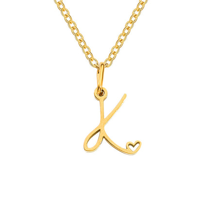 Letter Female Personalized Minority Clavicle Chain Necklaces