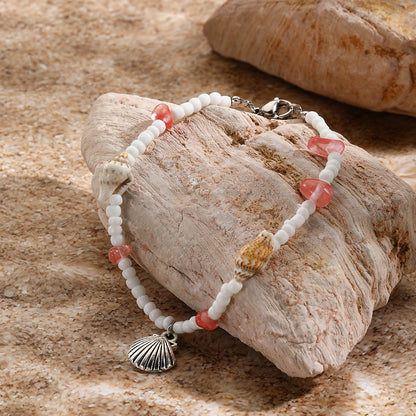 Bohemian Starfish Woven Summer Beach Shell Bracelets