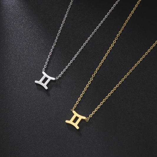 Fashion Trend Simple Personality Titanium Steel Necklaces