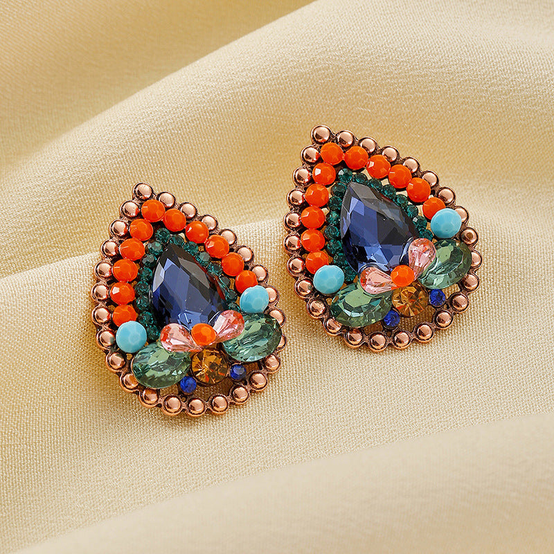 Women's Palace Style Niche High-grade Vintage Ornament Earrings