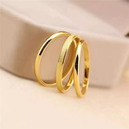 Simple Titanium Steel Female Fashion Personality Rings