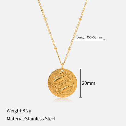 Constellation Stainless Steel Fashion Niche Design Necklaces