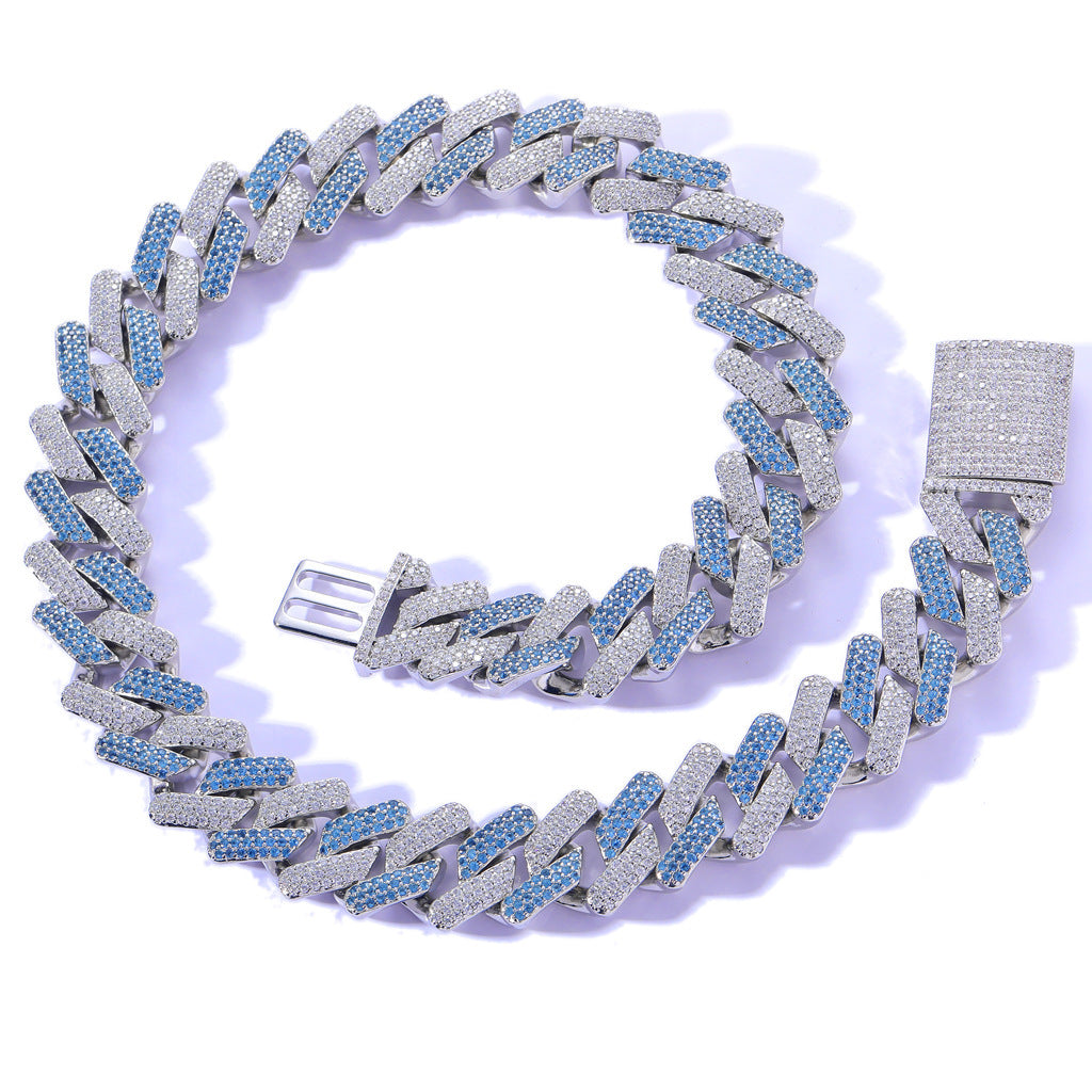 Men's Buckle Miami Bar Cuban Link Chain Necklaces