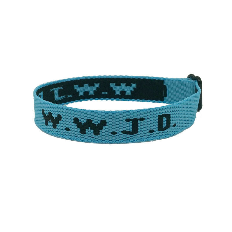 Letter Jacquard Printed Wrist Strap Ribbon Bracelets