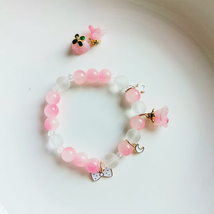 Children's Cartoon Beaded Cute Sweet Princess Style Bracelets