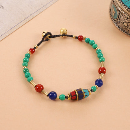 Women's Tibetan Nepal Beaded Vintage Exotic Ethnic Style Design Chinese Bracelets