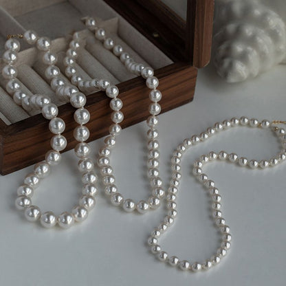 Women's Strong Light Pearl Twin Affordable Luxury Fashion Niche Necklaces