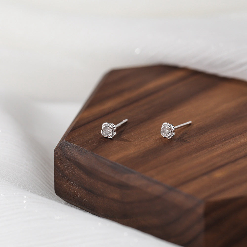 Women's Rose For Niche Design No Need Earrings