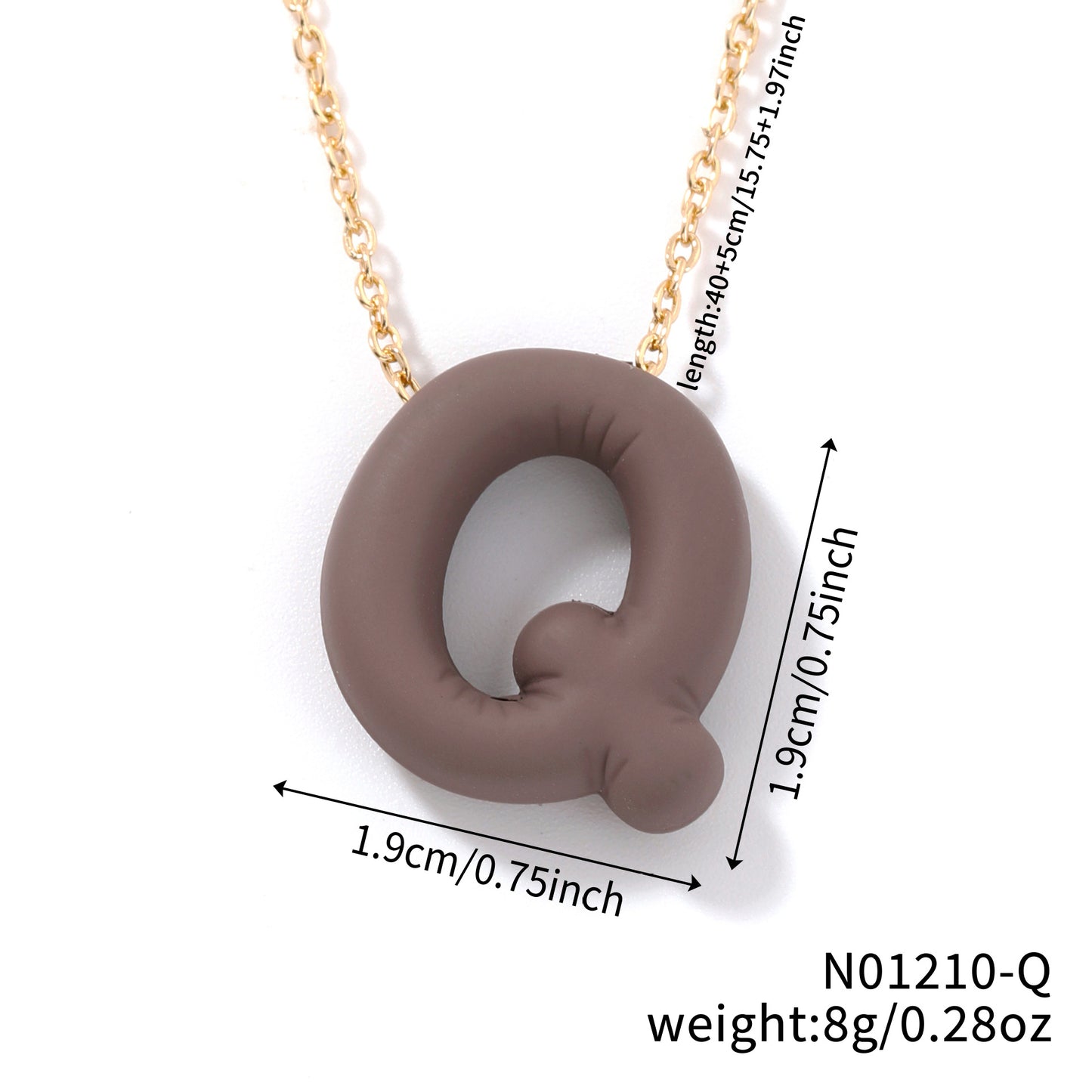 Comfortable Fashionable Personalized Trendy Simple Letter Necklaces