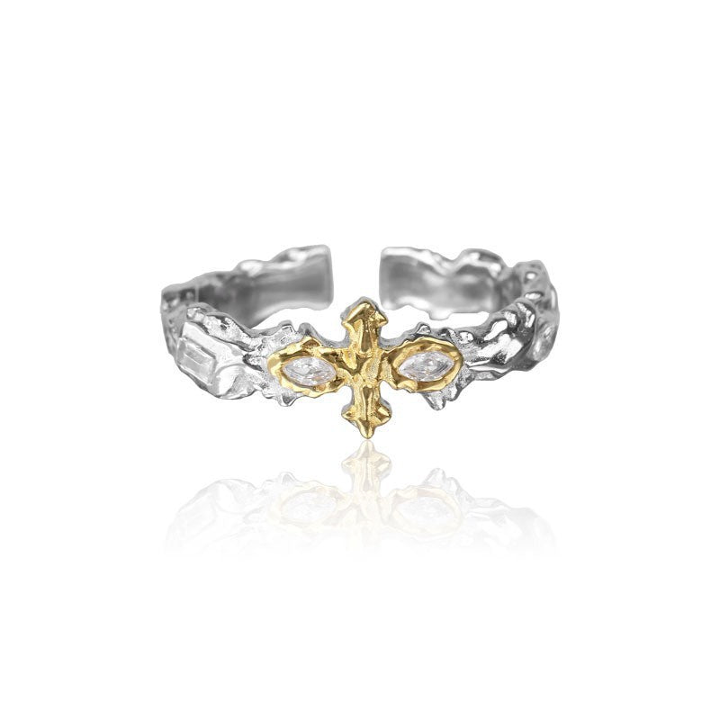 Enamel Butterfly Female Opening Adjustable Design High Rings