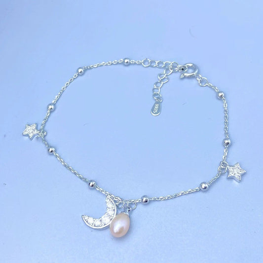 Pearl Star Moon For Minority Minimalist Bracelets