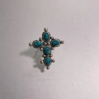 Women's & Men's Vintage Gemstone Turquoise Bridal Wedding Engagement Rings