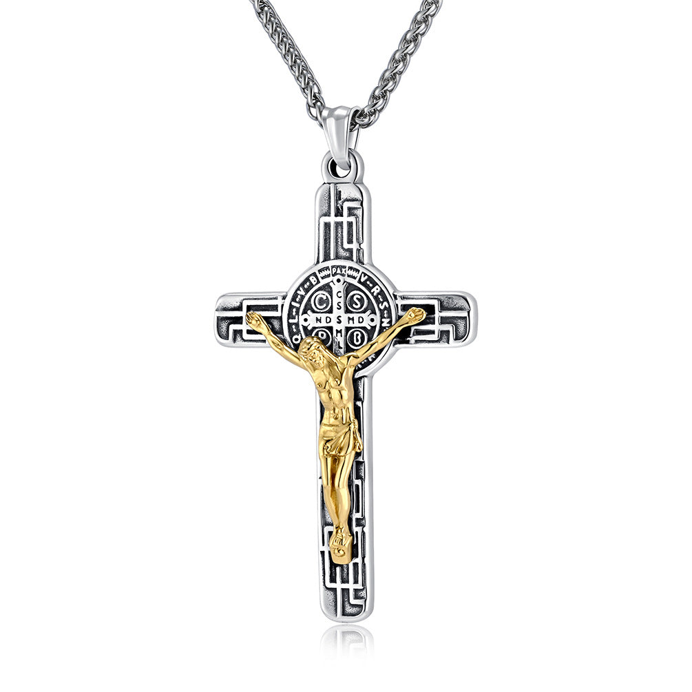 Steel Ancient Sier Cross Tourist Souvenir Pendants